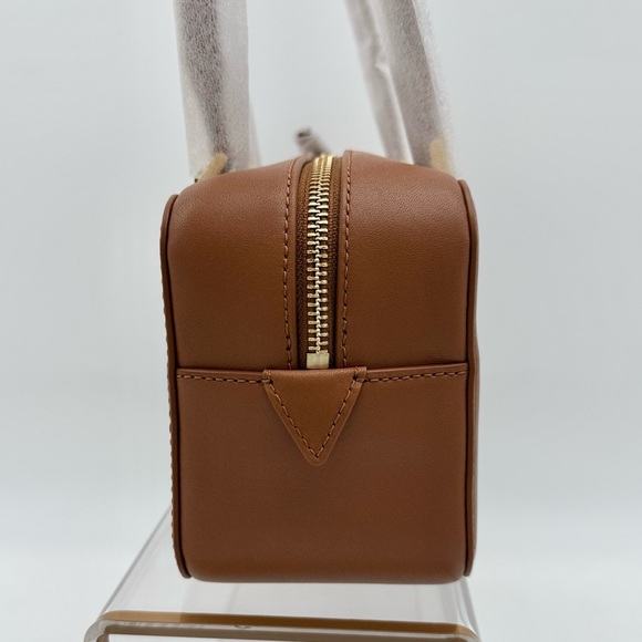 Veronica Beard Boxy Shoulder Bag Tan Hazel - Picture 6 of 16